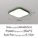 Axyaa Modern LED Ceiling Lamp 5 Colors for Living Room Bedroom Lighting