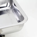 Axya Stainless Steel BBQ Grill Plate for Steamed Grilled Fish & Food Storage