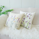 Axyaa Floral Embroidery Cotton Pillowcase - Cojines Decoration for Living Room