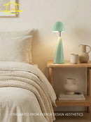 Axyaa Portable Table Lamp: French Design, Touch Switch, USB Charging, Decorative Ambient Light