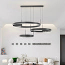 Axyaa Modern LED Chandelier for Simple Living Room Lighting