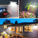 Axyaa Solar Fence Lights - 36 LEDs, Waterproof, Motion Sensor Security Light