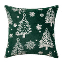 Axyaa Christmas Chenille Pillowcase Cojines Festive Living Room Cushion Cover
