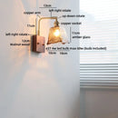 Axyaa Nordic LED Flower Wall Light - Glass Brass Indoor Decor