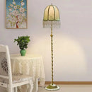 Axyaa Retro European Floor Lamp with Tassel for Living Room and Bedroom