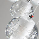 Axyaa Crystal Stair Chandelier: Modern LED Ceiling Lamp for Living Room