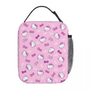Axyaa Cute Insulated Lunch Bag - Portable Thermal Lunch Box for Girls, School, Travel