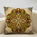 Axyaa Oriental Bliss Sun Moon Ararat Mandala Cushion Cover