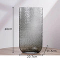 Axyaa Modern Glass Vase Hydroponic Flower Pot for Home Decor