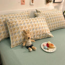 Axyaa Home Cotton Queen Bedding Set with Sheets Comforter Cover Pillowcase