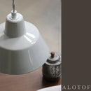 Axyaa Ceramic LED Pendant Lights: Modern Black White Nordic Hanging Lamp