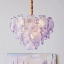 Axyaa Modern French Crystal Glass Chandelier for Home Décor