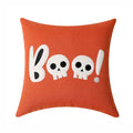 Axyaa Embroidered Ghost Halloween Pillow Cover - 45X45