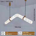 Axyaa Marble Pendant Light: Elegant Indoor Ceiling Chandelier for Living, Bedroom, Dining Room