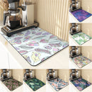 Silicone Leaves Pattern Table Placemat Coaster Set for Axyaa-Kitchen & Car