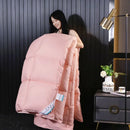 Axyaa White Goose Down Duvet | Silent Winter Quilt | Hotel Quality Warmth