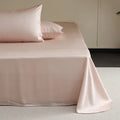 Axyaa Mulberry Silk Flat Sheet - High End Smooth Bed Linen - Solid Color