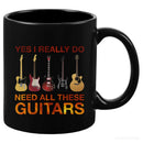 Axyaa Music Lover's Black Ceramic Coffee Mug - Perfect Boy Birthday Gift