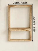 Rustic Wood Floating Shelves by Axyaa for Kitchen, Bedroom & Bathroom Storage