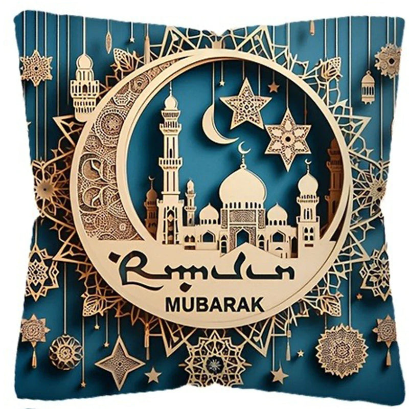 Axyaa 3D Castle Crescent Moon Pillowcase - Home Room Decoration