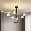 Axyaa Nordic Dining Room Pendant Lamp Chandelier for Indoor Ceiling Lighting