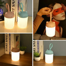Axyaa LED Night Light USB Lamp Human Touch Control Bedroom Bedside Lighting