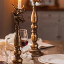 Axyaa Animal Shaped Wrought Iron Candlestick Ornament for Candlelight Dinner & Wedding