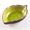 Axyaa Leaf Ceramic Seasoning Dish Set of 2