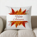 Axyaa Fall Leaves Decorative Pillow Cover for Sofa, Bedroom, Car