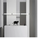 Axyaa Modern Glass Chandelier Light: Luxury Office & Hotel Designer Lighting