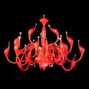 Axyaa Romantic Swan Pendant Chandelier for Elegant Living Spaces