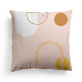 Axyaa Grid Flower Cushion Cover Orange Lemon Pillow Cover Home Decor Sofa Cushions
