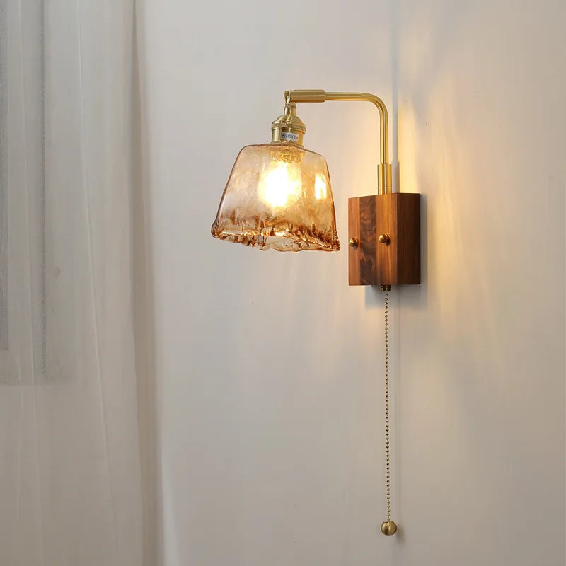 Axyaa Modern Copper Wall Lamp for Living Room, Bedroom, and Bathroom