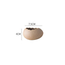 Axyaa Ceramic Eggshell Bowl Set - Creative Kitchenware for Salad, Dessert, and Ice Cream