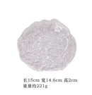 Axyaa Glass Plate for Sashimi Sushi & Western Desserts, Creative Hotel Tableware