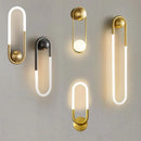 Axyaa Minimalist U-shaped Wall Lamp for Study Living Room Bedroom Background