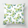 Axyaa Cute Butterfly Floral Print Pillowcase 45*45cm for Home & Office Decor