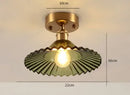 Axyaa Modern Glass Shade Ceiling Lights with E27 Holder