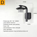 Axyaa Waterproof LED Wall Light IP65 Modern Garage Balcony Atmosphere Light