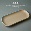 Axyaa Square Dessert Sushi Plate Set for Household Tea Time
