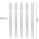 Axyaa Stainless Steel Chopsticks Set for Sushi, Cooking, and Korean Cuisine