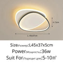 Axyaa Modern LED Ceiling Light with Remote Control - Nordic Style Home Decor