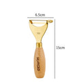 Axyaa Stainless Steel Peeler with Wooden Handle, Corn Kernel Separator Kitchen Tool