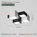 Axyaa Geometric Block Ceiling Light: Modern Minimalist High-end Living Room Lighting