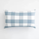 Axyaa Light Blue Plaid Pillow Cover 30x50cm/45x45cm - Home Decor Sofa Cushion