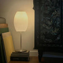 Axyaa Silk Table Lamp for Bedroom and Living Room Zen Decor