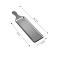 Axyaa Stainless Steel Steak Tray, Rectangular Plate for BBQ and Snacks