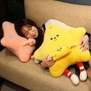 Axyaa Butter Cheese Pillow Plush Dormitory Girl Sofa Star Cushion, Super Soft Doll