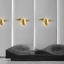 Axyaa Nordic Iron Bird Wall Lamp for Home Decor and Lighting