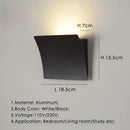 Axyaa Modern COB LED Wall Lamp for Indoor Bedroom, Bathroom, or Corridor